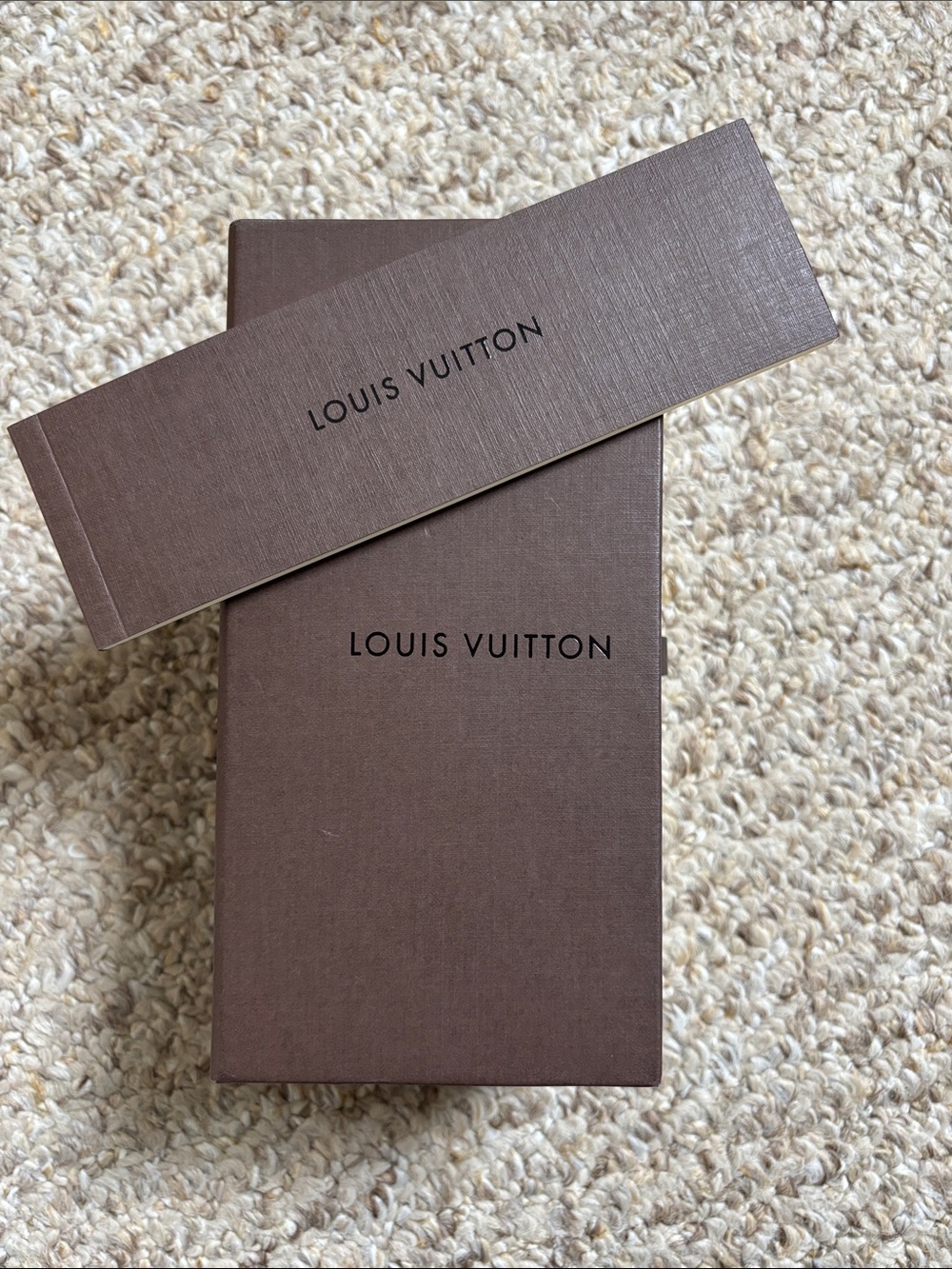 Louis Vuitton Brown sunglasses empty Box